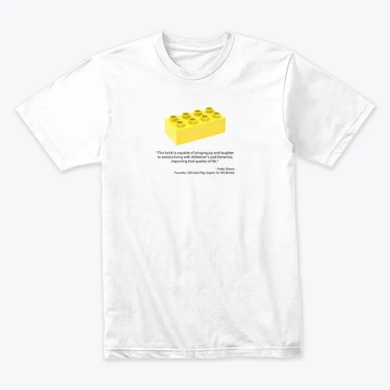 Bricks Bring Joy! Yellow w/ Black Text